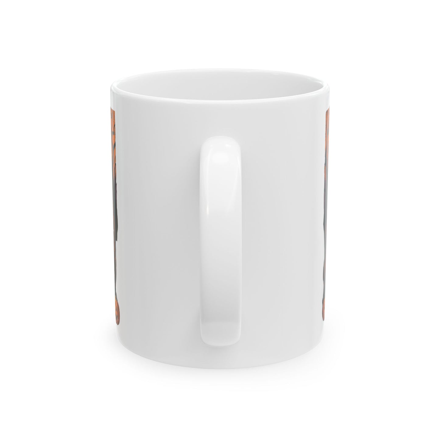 Halloween Pumpkin Mug — Spooky Graveyard Jack-o'-Lantern Ceramic Coffee Cup (11oz/15oz)