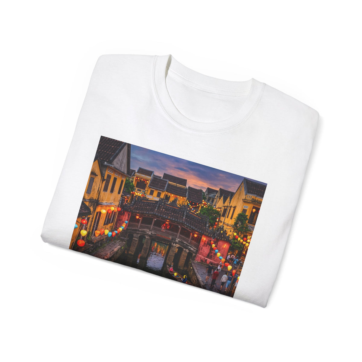 Hoi An Vietnam Travel T-Shirt — Ancient Town Night Scene Tee