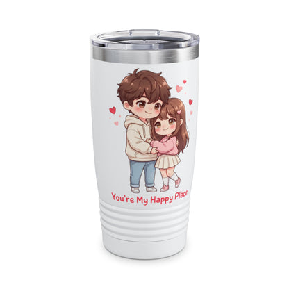 You're My Happy Place Couple 20oz Tumbler