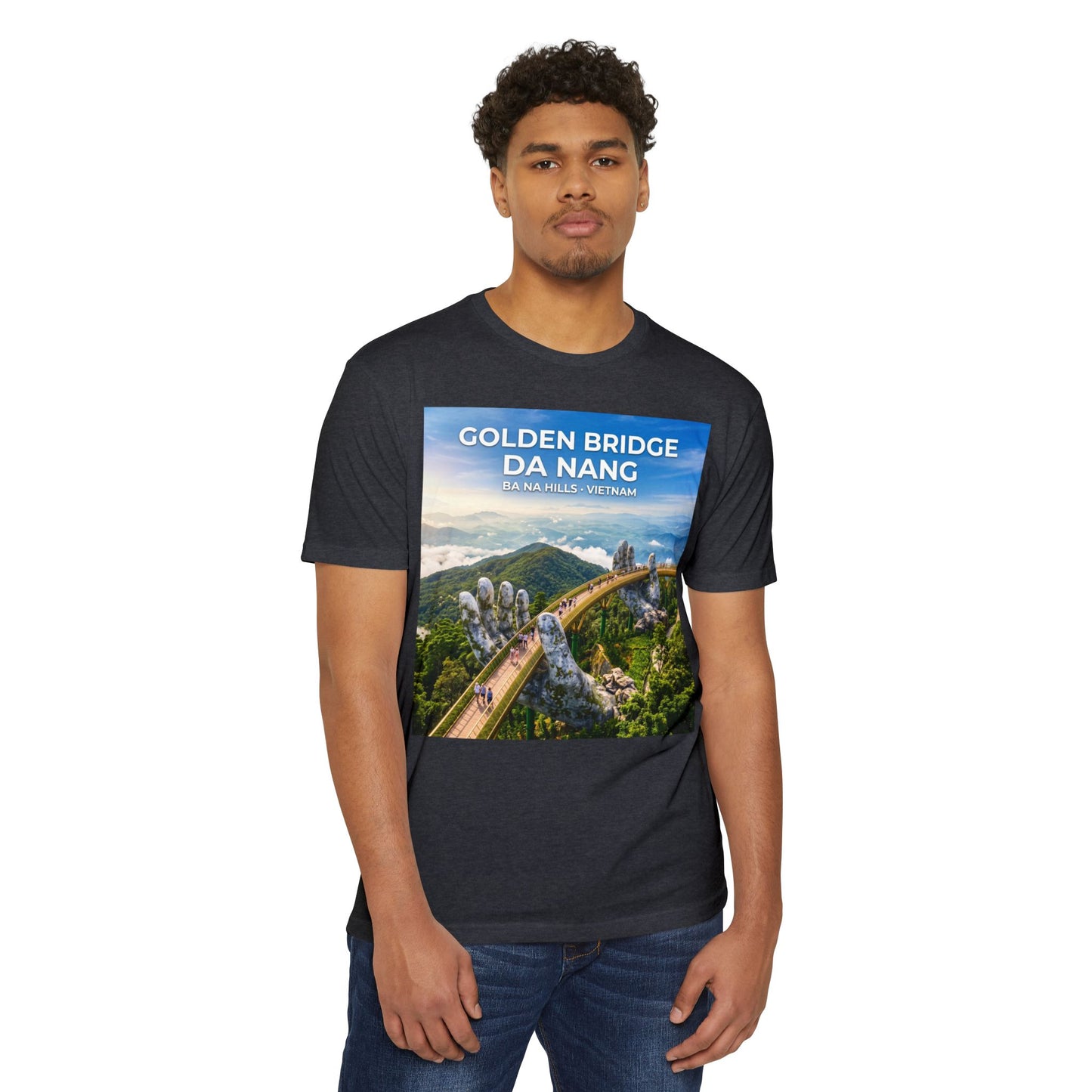 Golden Bridge Da Nang T-Shirt — Vietnam Travel Souvenir Tee