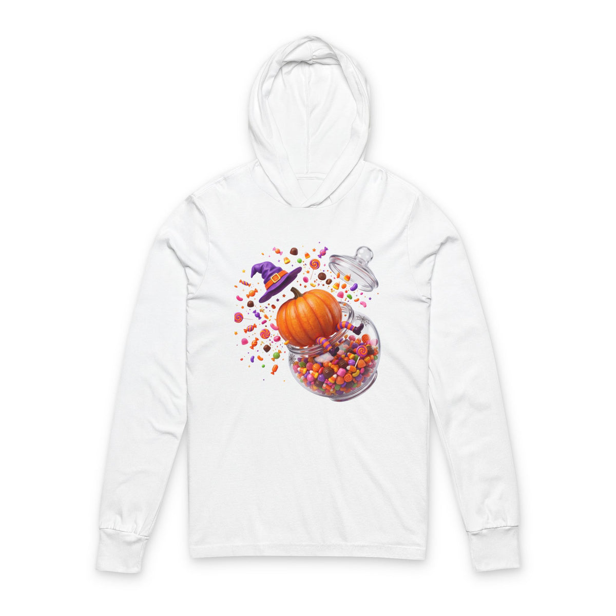Unisex Hooded Long Sleeve Tee