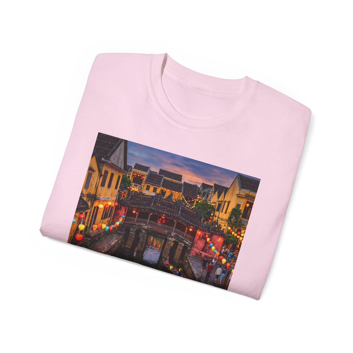 Hoi An Vietnam Travel T-Shirt — Ancient Town Night Scene Tee