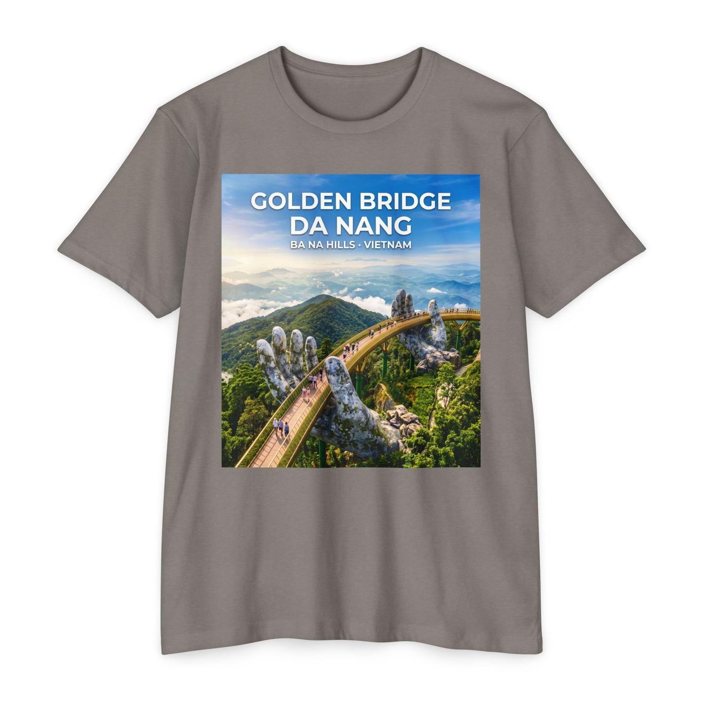 Golden Bridge Da Nang T-Shirt — Vietnam Travel Souvenir Tee