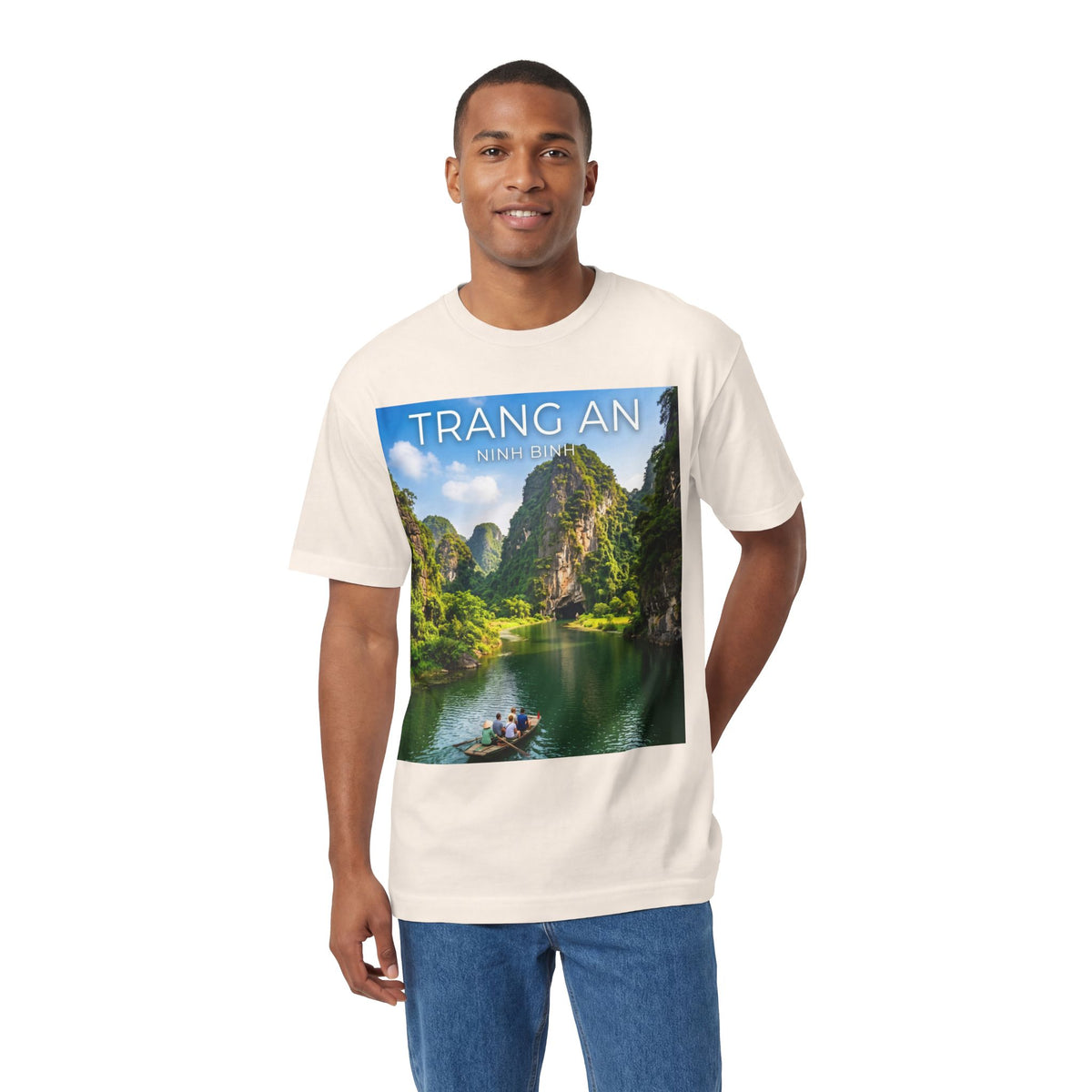 Trang An Vietnam Scenic Tee — Ninh Binh Travel Poster T-Shirt
