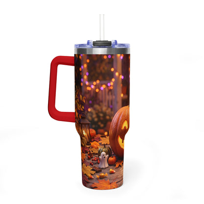 Halloween Pumpkin Jack-O’-Lantern 40oz Thermal Tumbler