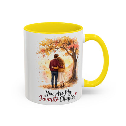 You Are My Favorite Chapter Romantic Autumn Coffee Mug