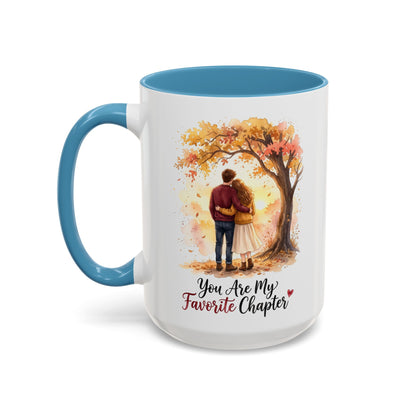 You Are My Favorite Chapter Romantic Autumn Coffee Mug