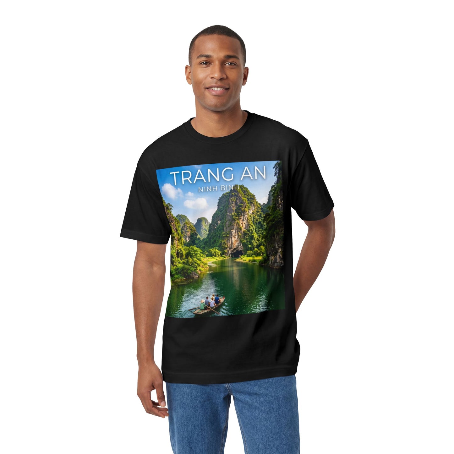 Trang An Vietnam Scenic Tee — Ninh Binh Travel Poster T-Shirt