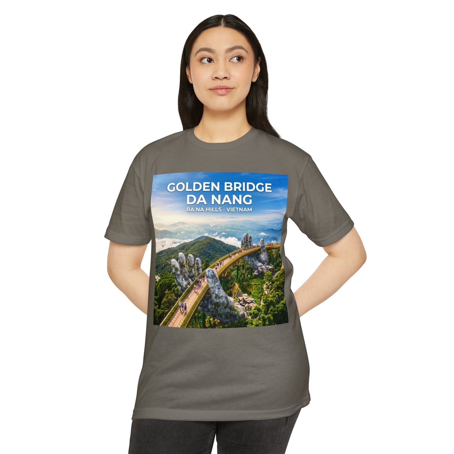Golden Bridge Da Nang T-Shirt — Vietnam Travel Souvenir Tee