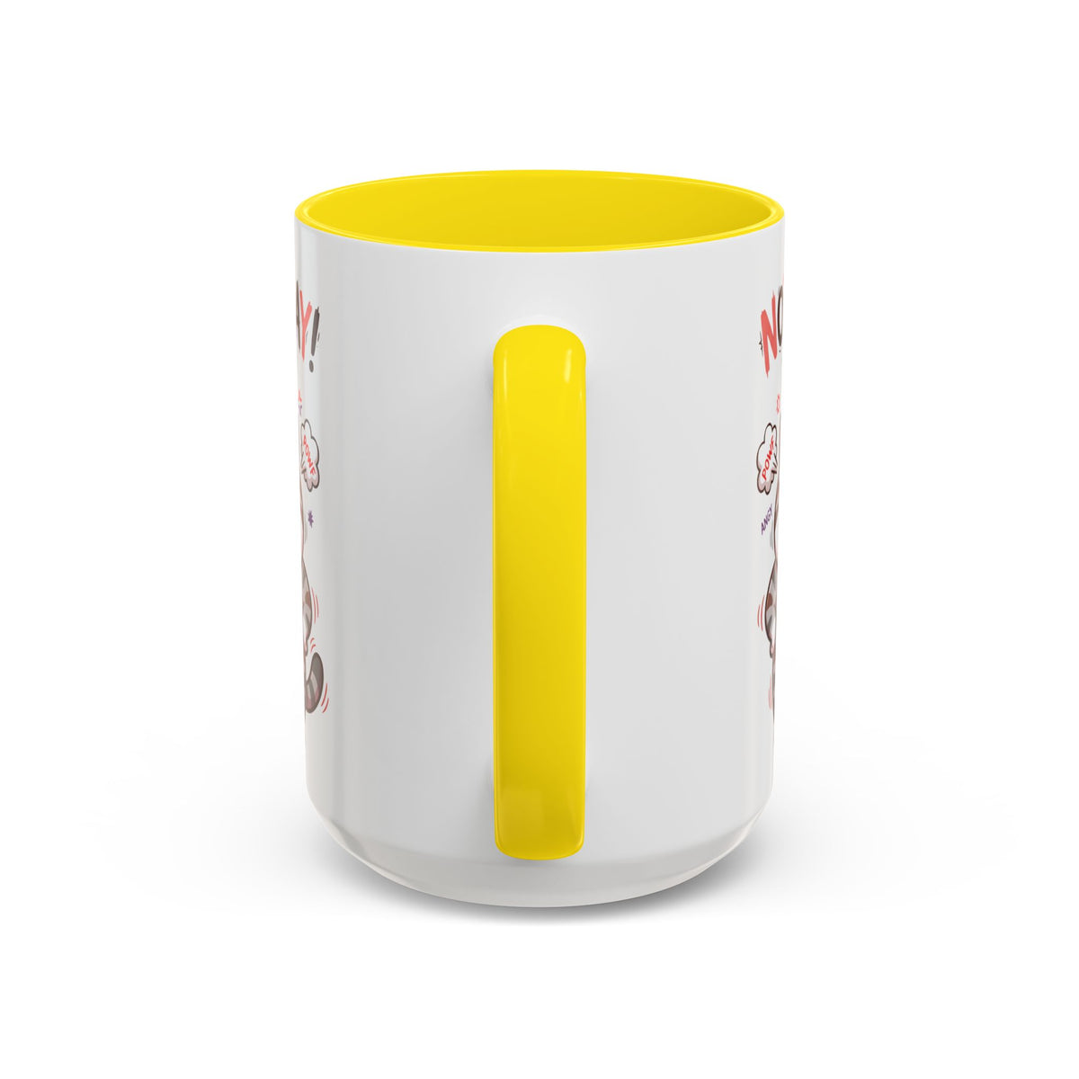 Funny Cat Mug - "Not Today! I'm Done" Accent Coffee Mug (11/15oz)