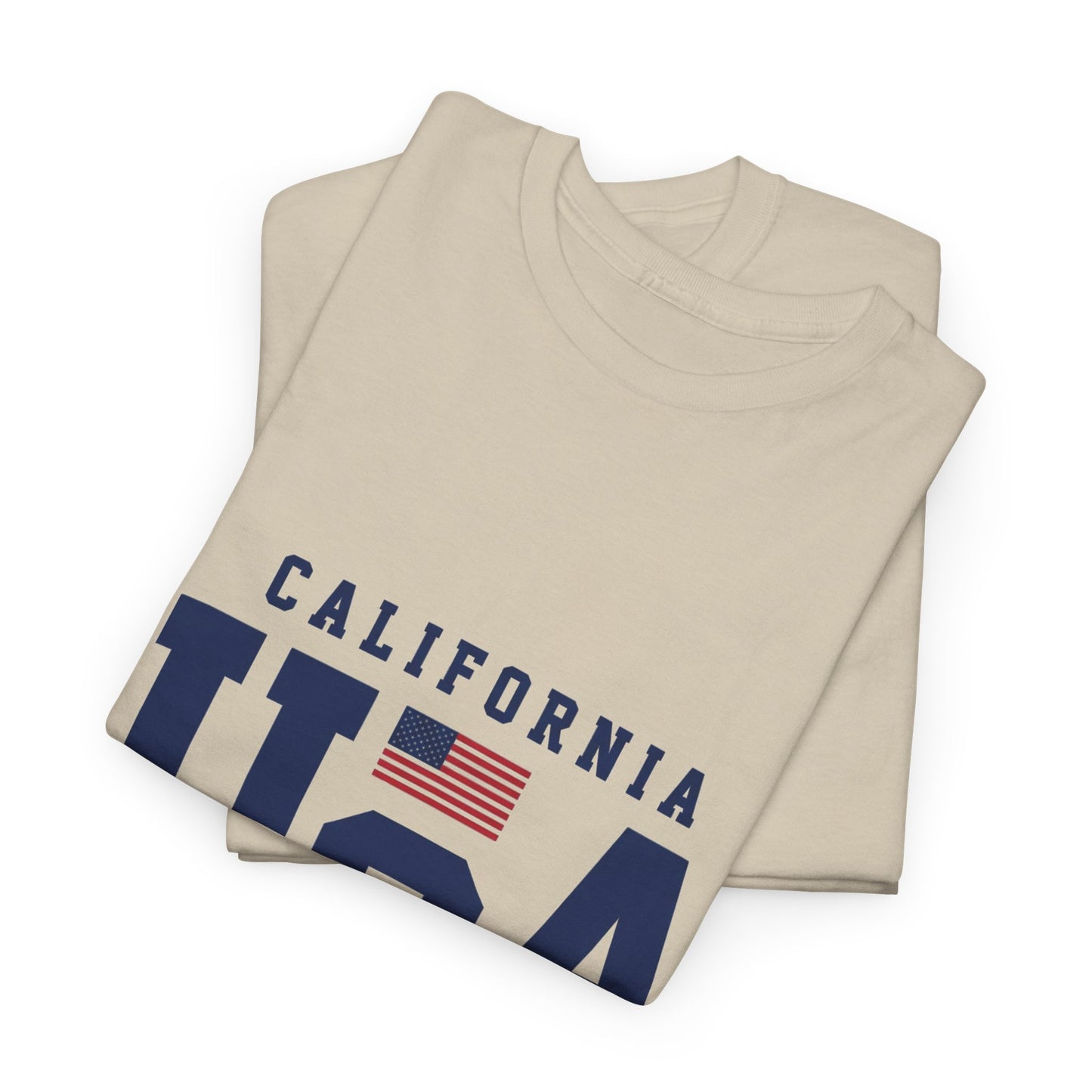 California USA Graphic Tee — Patriotic American Flag T‑Shirt