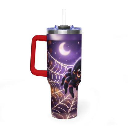 40oz Spider Web Moon Tumbler