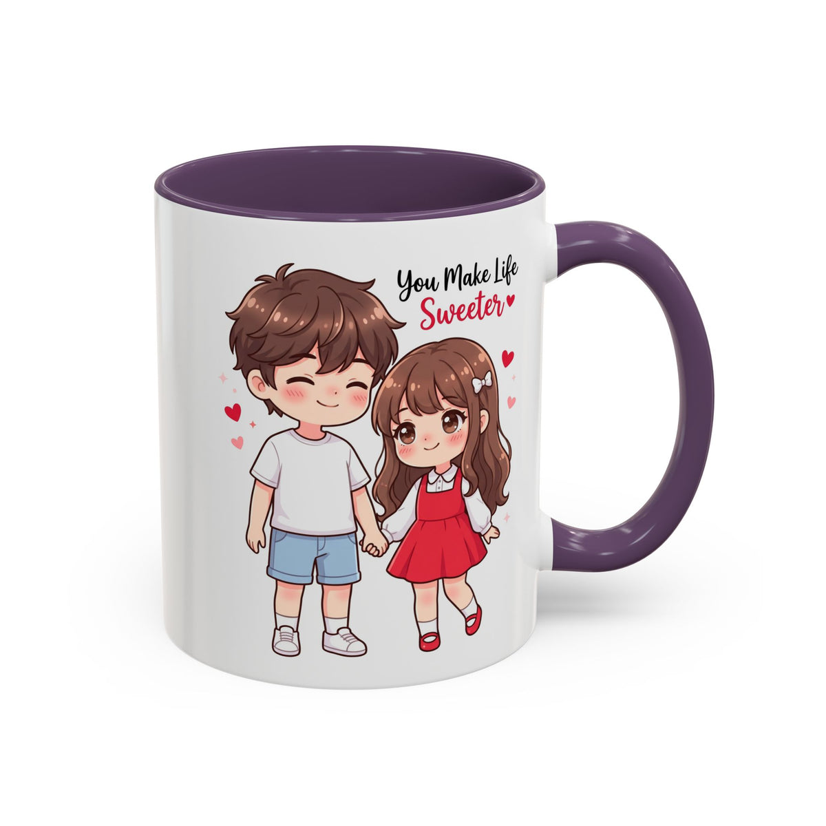 You Make Life Sweeter Couple Coffee Mug