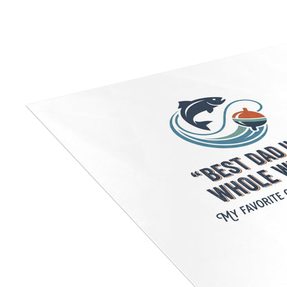 Fishing Dad Greeting Card – “Dad, You’re My Catch of a Lifetime”