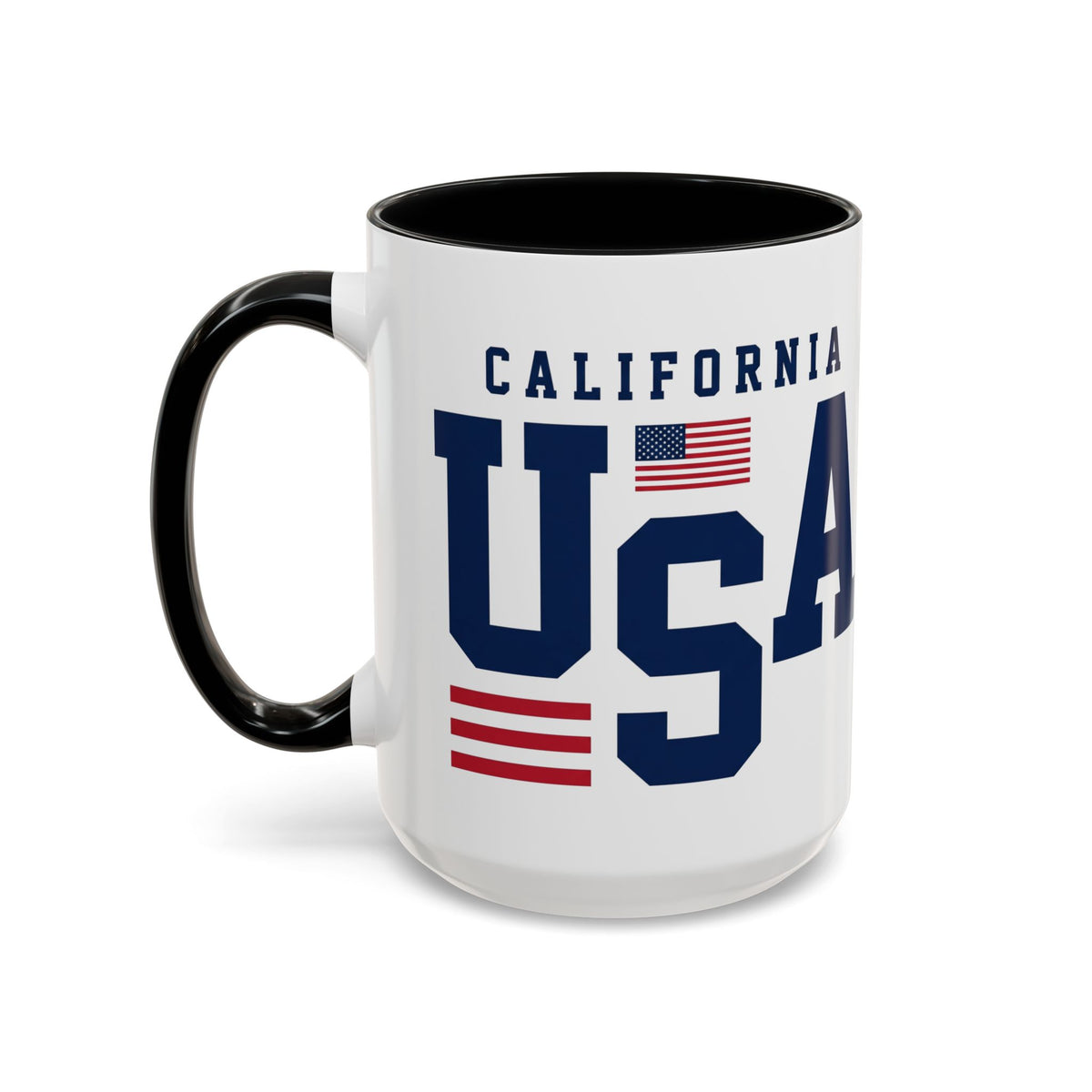 USA California Coffee Mug — Patriotic Accent 11/15oz