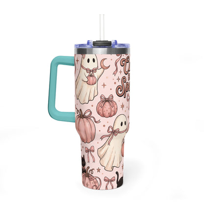 Cute But Spooky Ghosts & Pumpkins 40oz Tumbler