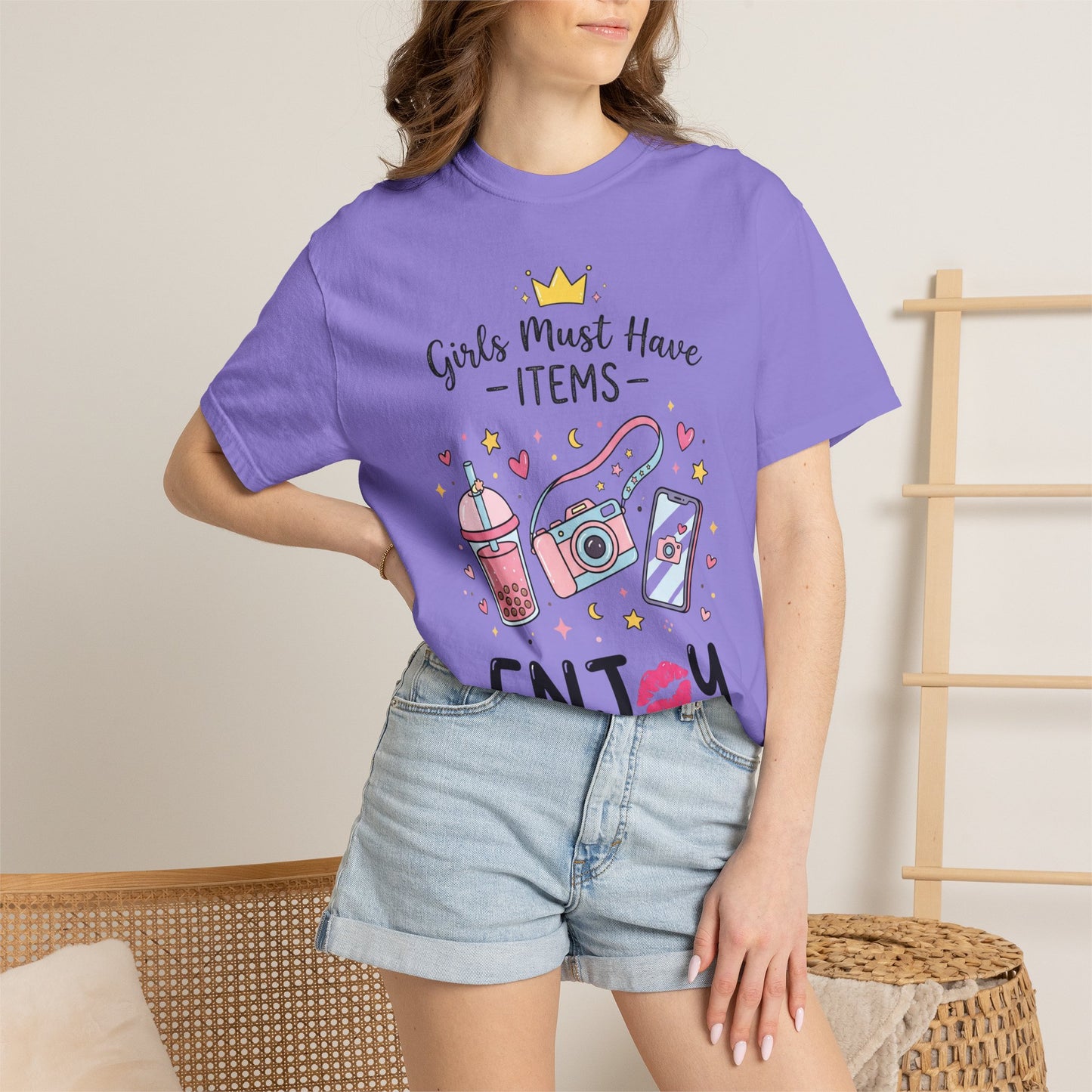 Girls Must Have Items "Enjoy" Graphic T-Shirt