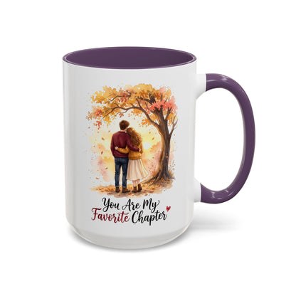 You Are My Favorite Chapter Romantic Autumn Coffee Mug