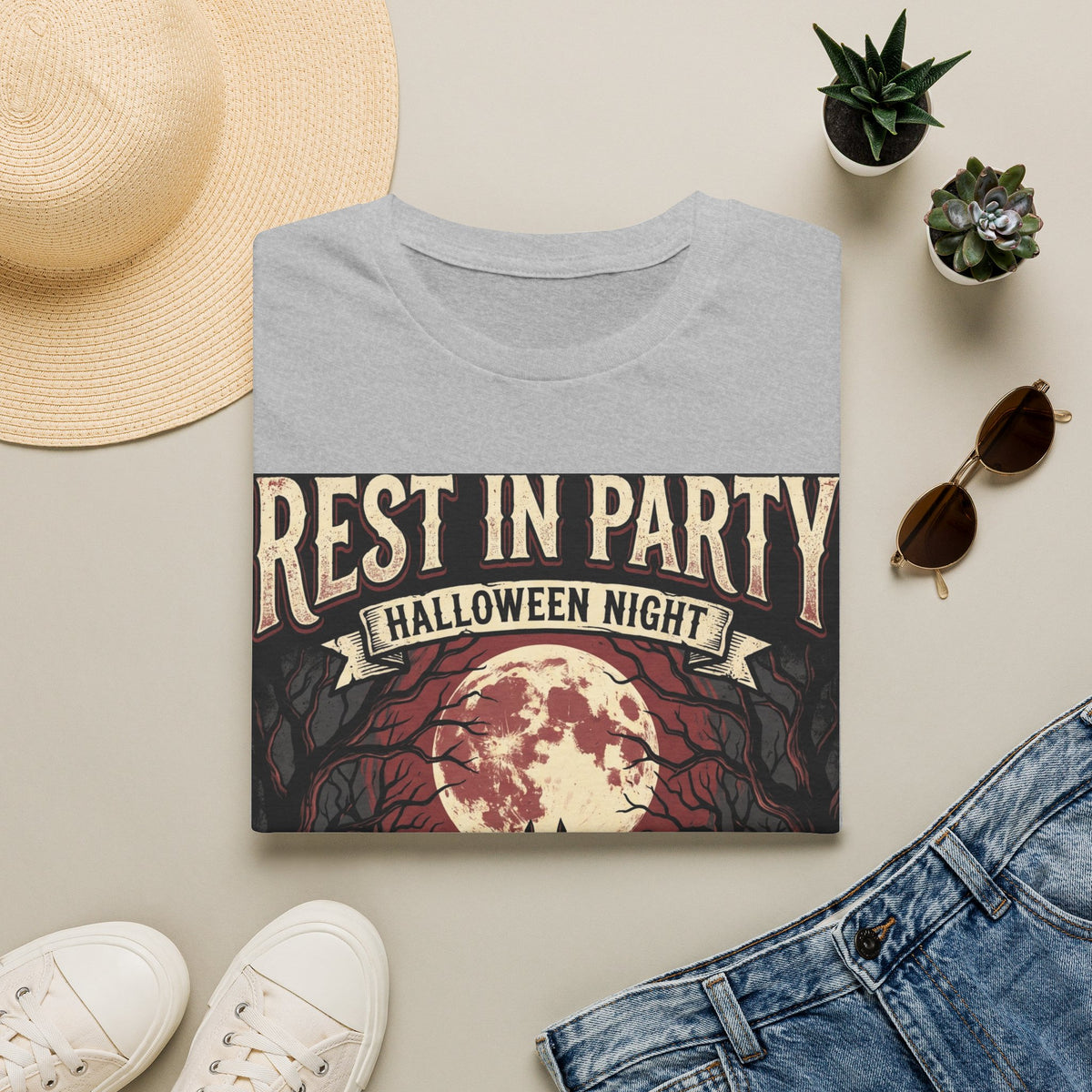 Rest in Party Halloween Night T-Shirt