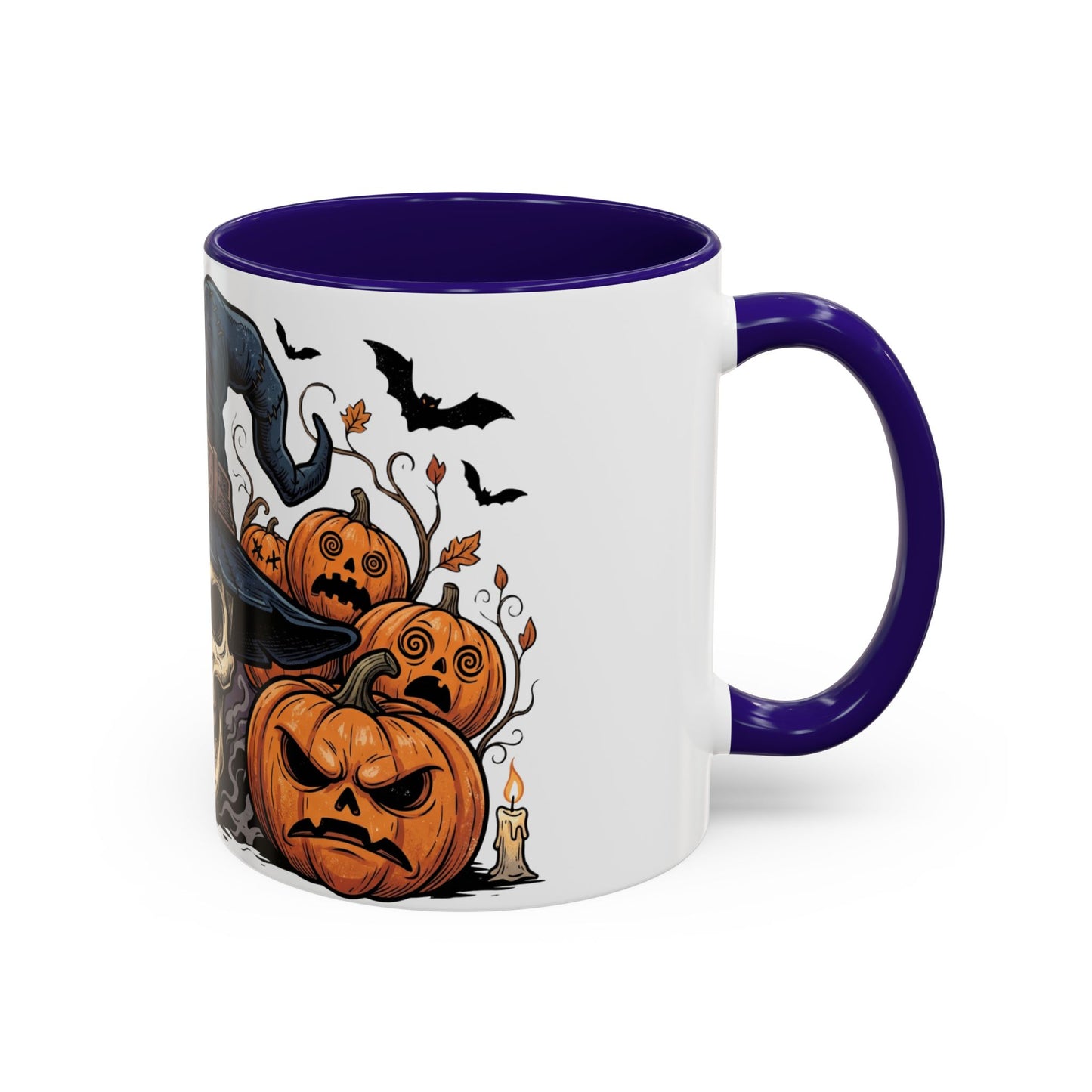 Halloween Skull & Jack-o'-Lantern Mug (11oz/15oz)