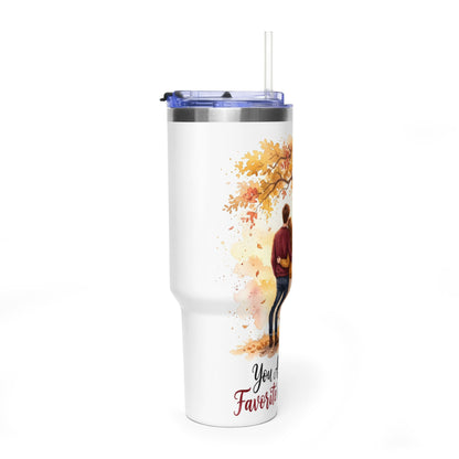 40oz Tumbler – You Are My Favorite Autumn Couple Gift