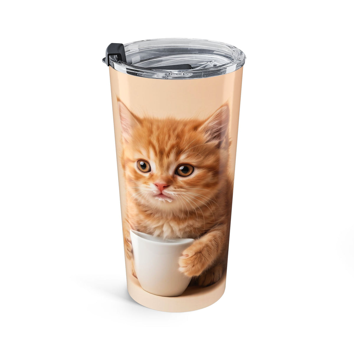 20oz Tumbler – Adorable Cat “You Had Me at Meow” Coffee Travel Cup