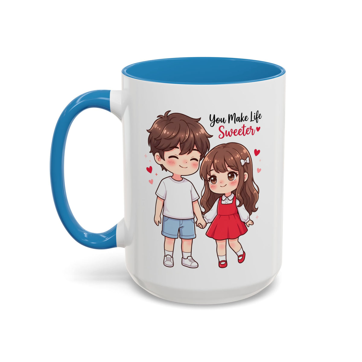 You Make Life Sweeter Couple Coffee Mug