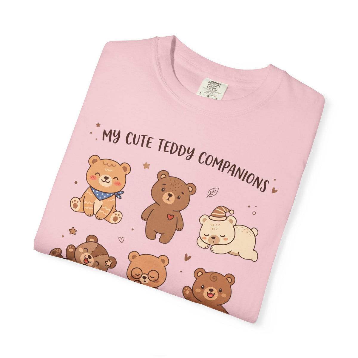 T-Shirt — Cute Teddy Companions Graphic Tee ("My Cute Teddy Companions — Little Warm & Cozy Friends")