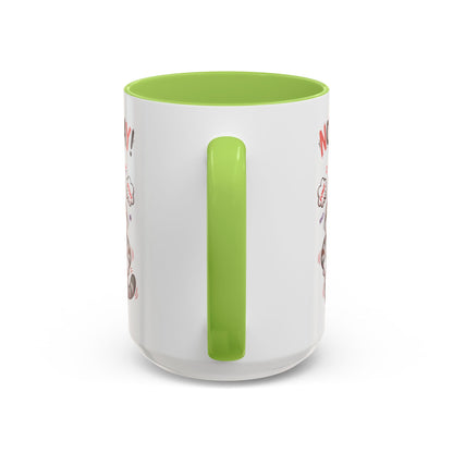 Funny Cat Mug - "Not Today! I'm Done" Accent Coffee Mug (11/15oz)