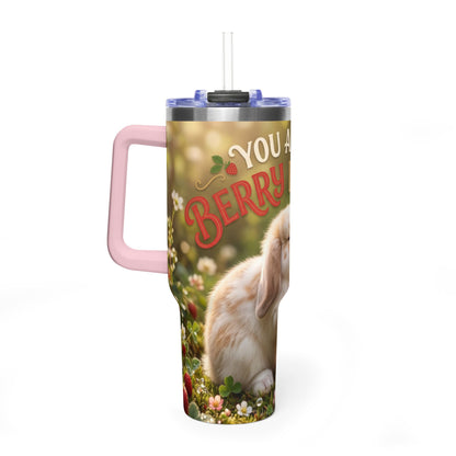 You Are My Berry Favorite Bunny 40oz Thermal Tumbler