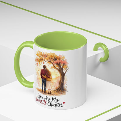 You Are My Favorite Chapter Romantic Autumn Coffee Mug