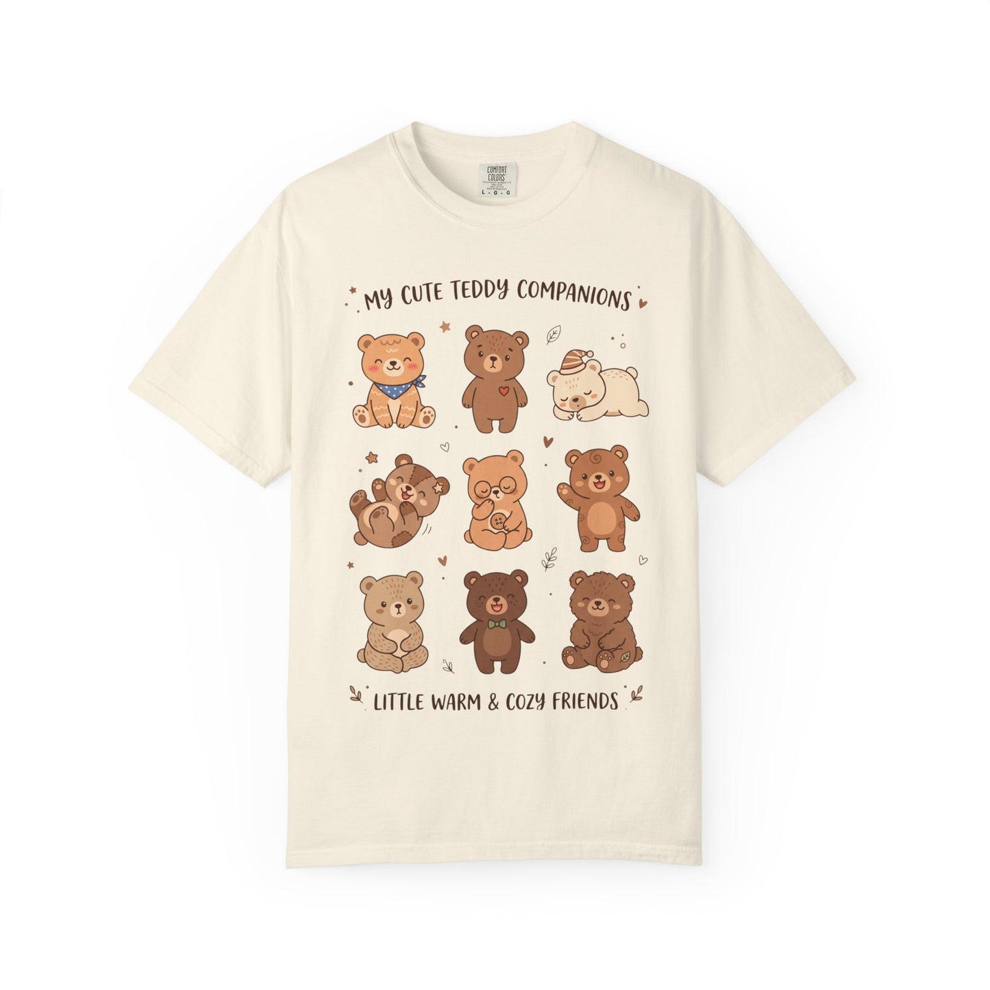 T-Shirt — Cute Teddy Companions Graphic Tee ("My Cute Teddy Companions — Little Warm & Cozy Friends")