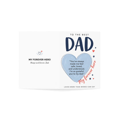 My Forever Hero Dad Greeting Card