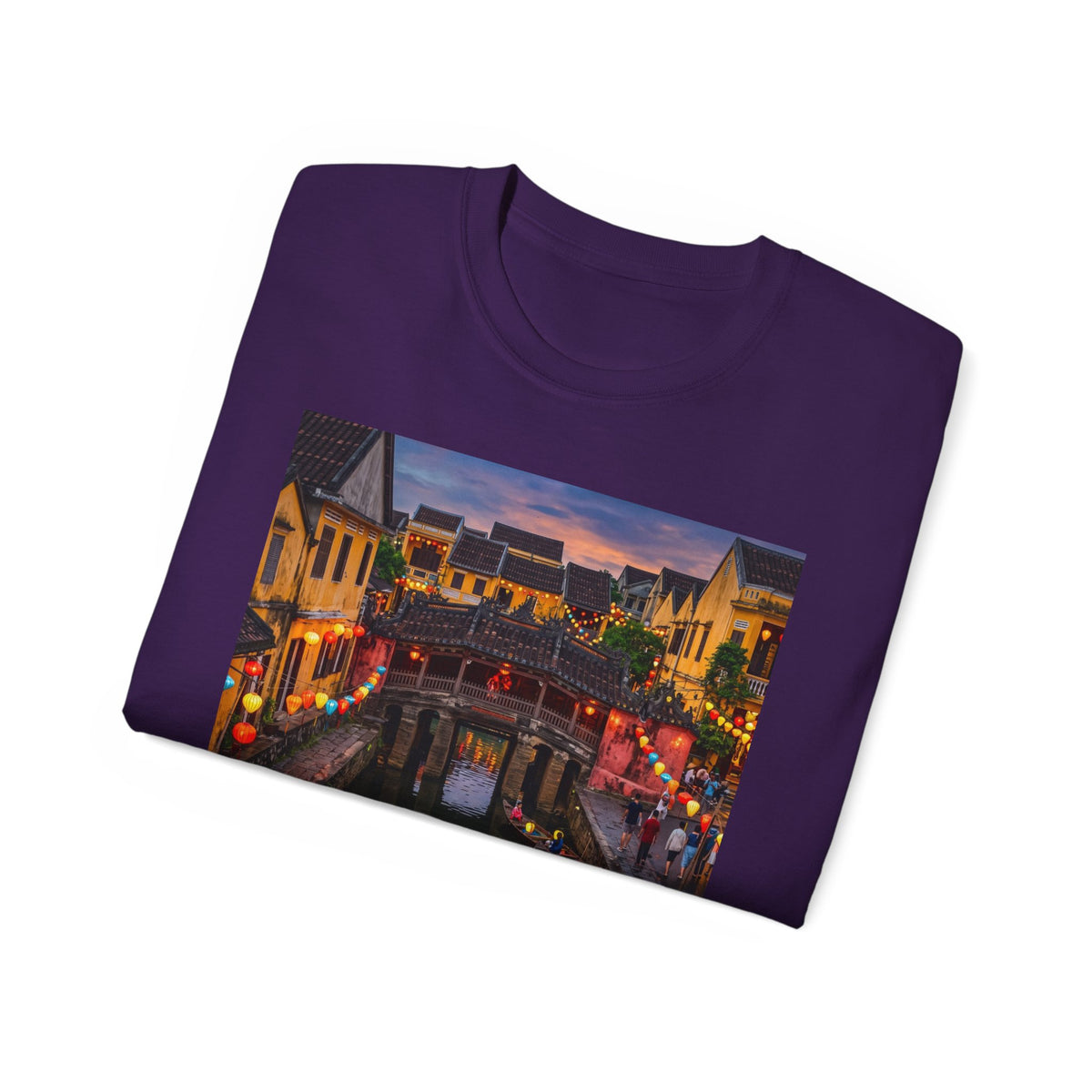 Hoi An Vietnam Travel T-Shirt — Ancient Town Night Scene Tee
