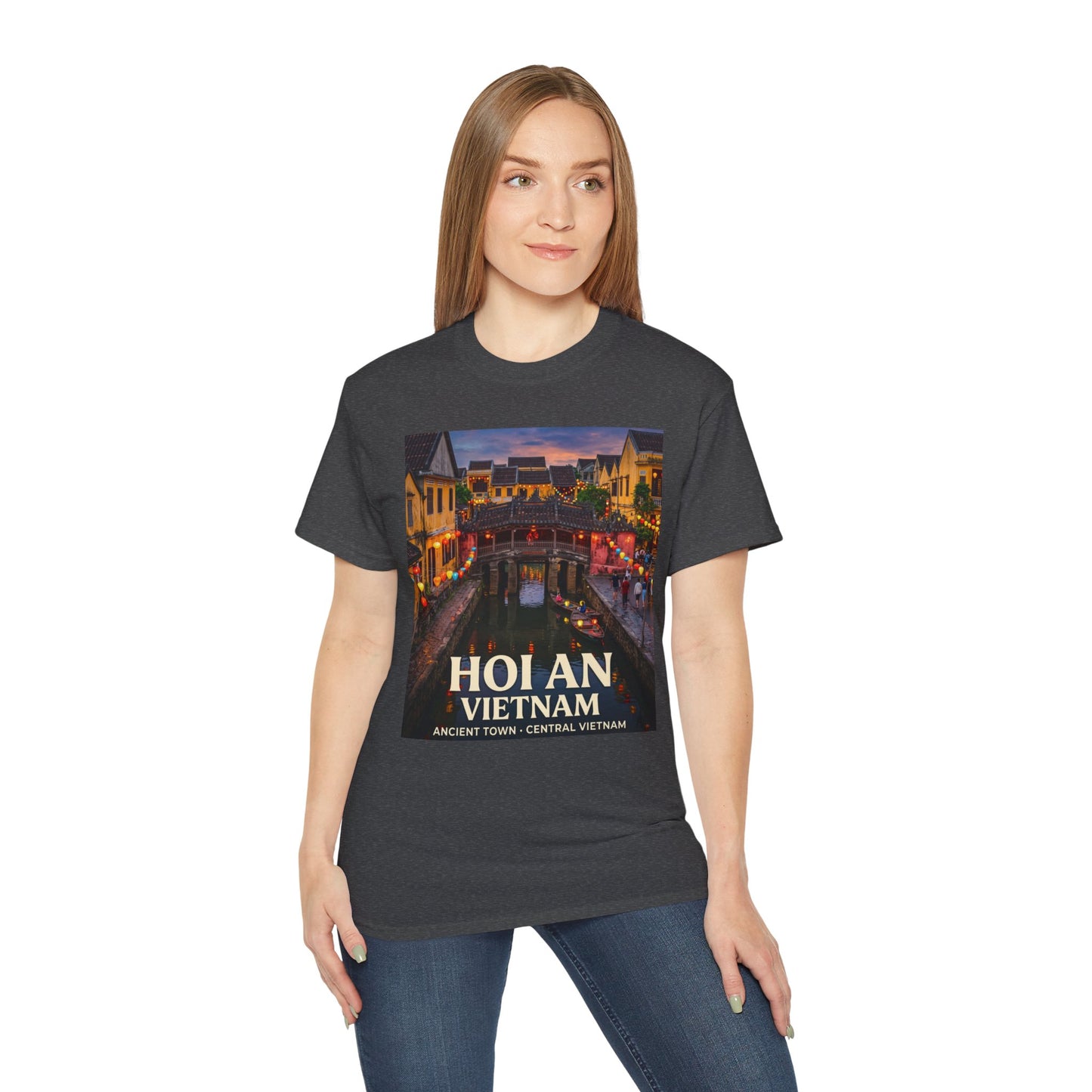 Hoi An Vietnam Travel T-Shirt — Ancient Town Night Scene Tee