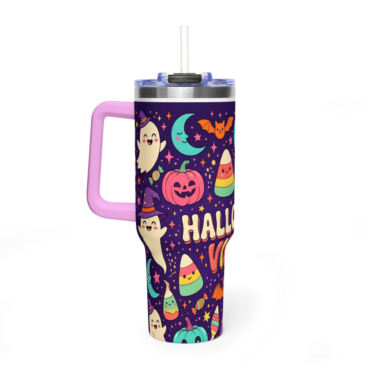 Halloween Vibes 40oz Thermal Tumbler