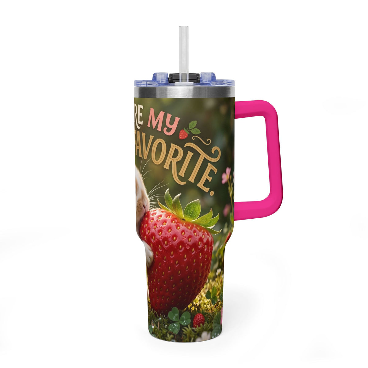 You Are My Berry Favorite Bunny 40oz Thermal Tumbler