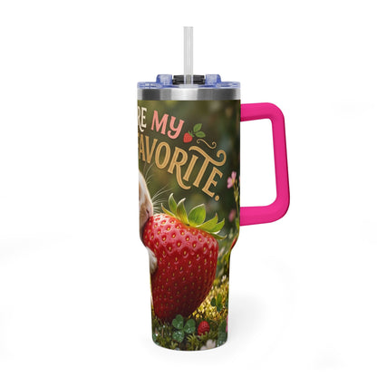 You Are My Berry Favorite Bunny 40oz Thermal Tumbler