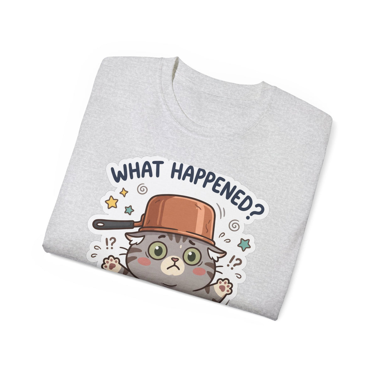 What Happened? Cute Kitten Graphic Tee