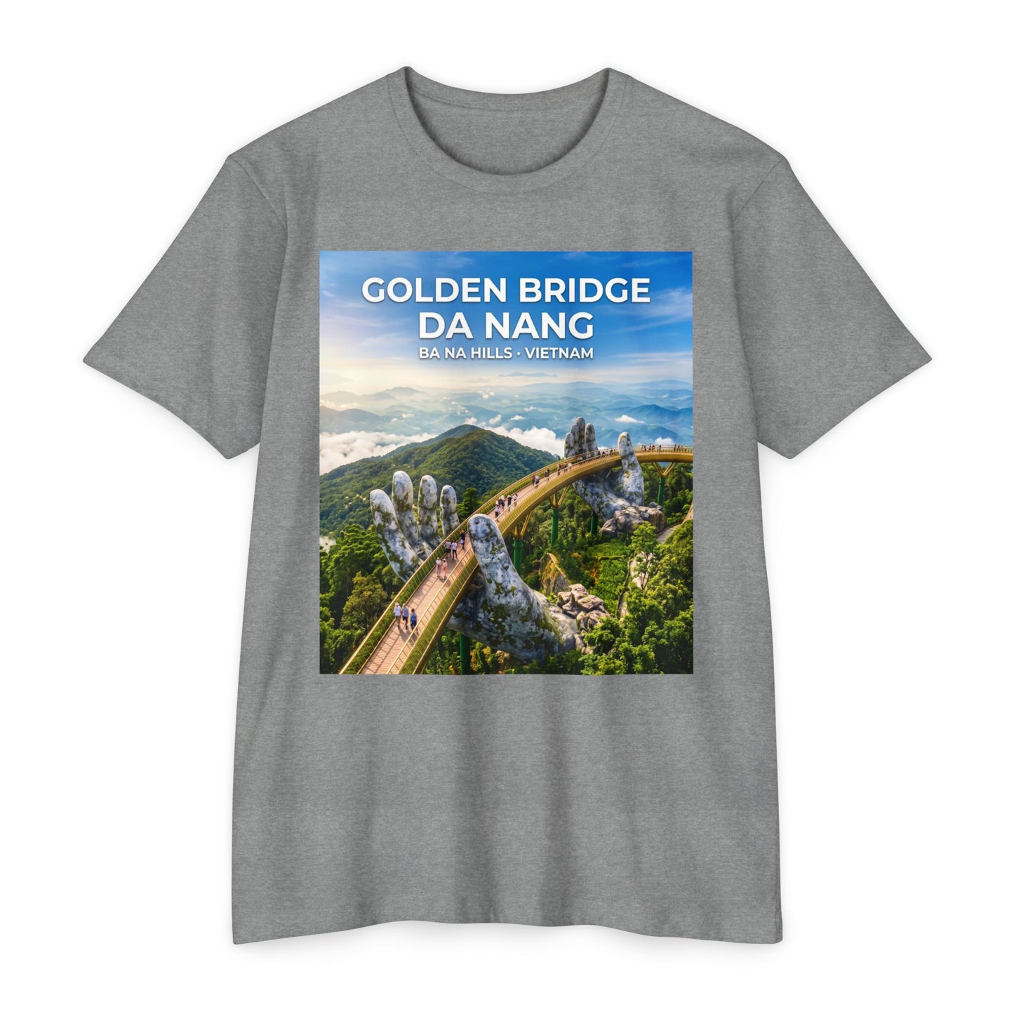 Golden Bridge Da Nang T-Shirt — Vietnam Travel Souvenir Tee