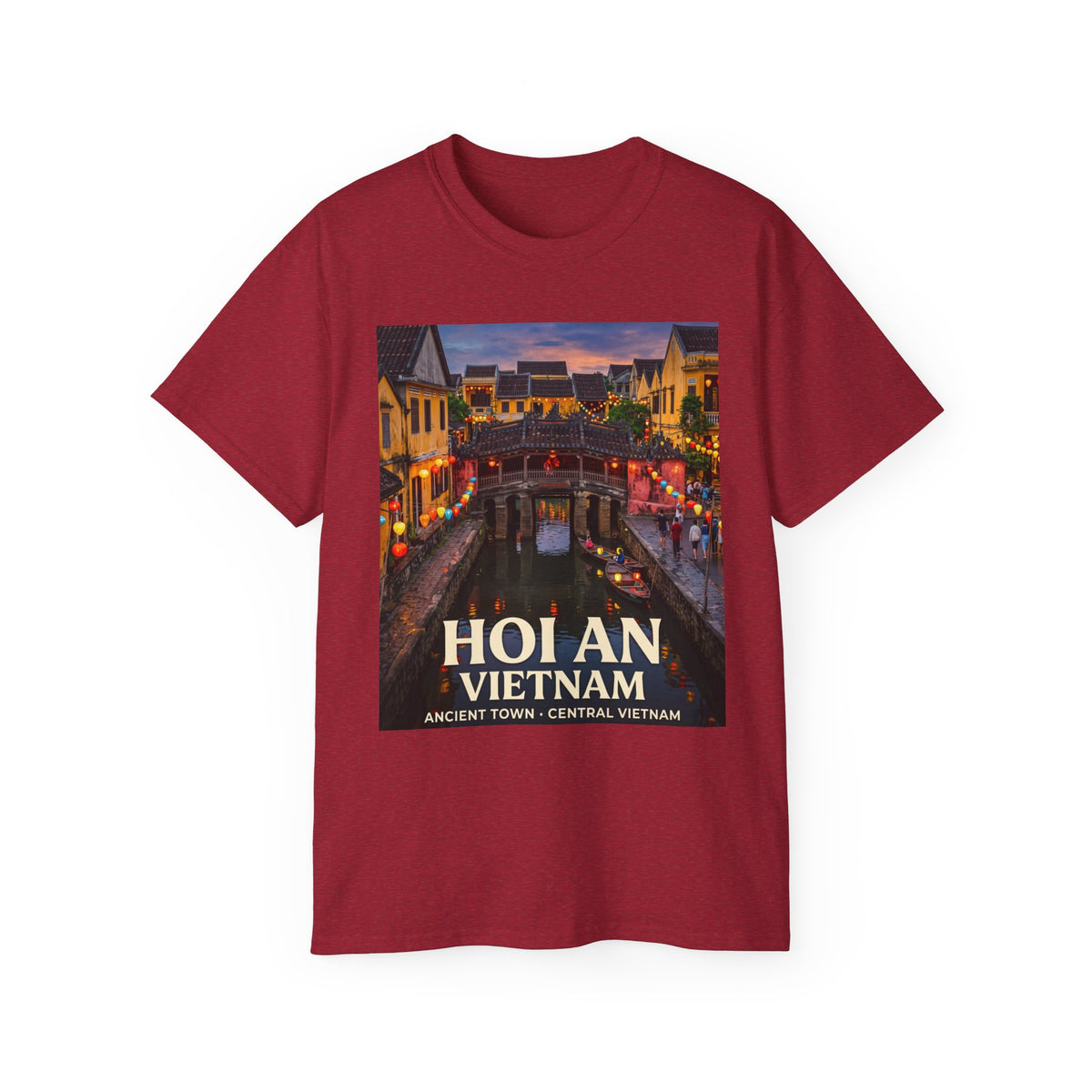 Hoi An Vietnam Travel T-Shirt — Ancient Town Night Scene Tee
