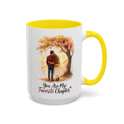 You Are My Favorite Chapter Romantic Autumn Coffee Mug