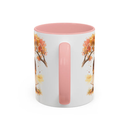 Autumn Couple Under Tree Coffee Mug