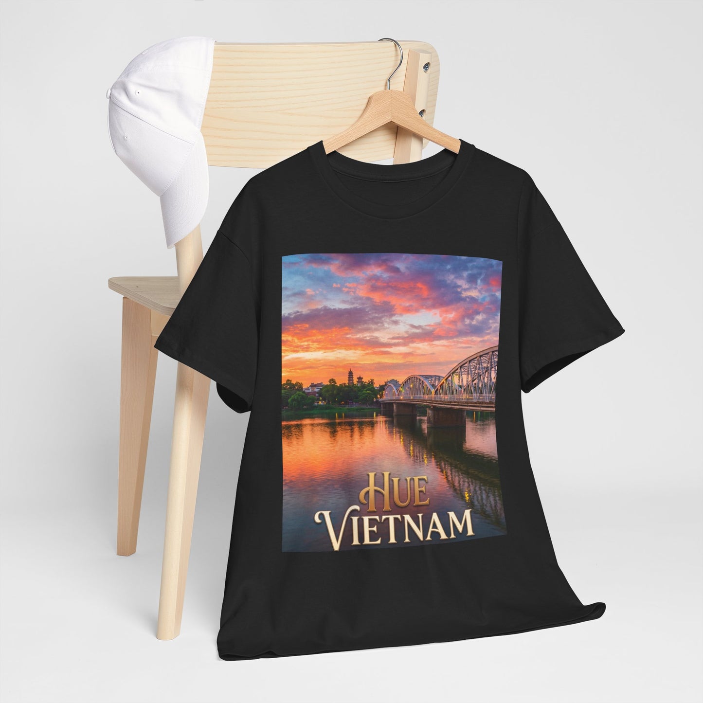 Hue Vietnam Sunset T-Shirt - Scenic Travel Souvenir Tee