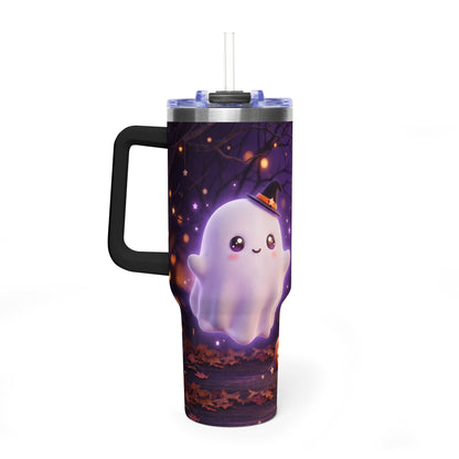 Cute Halloween Ghost 40oz Vacuum Thermal Tumbler