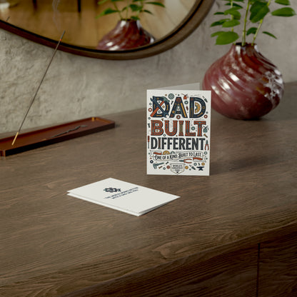 World’s Greatest Dad Built Different Greeting Card