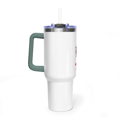 Cute Blushing Boy 40oz Vacuum Thermal Tumbler