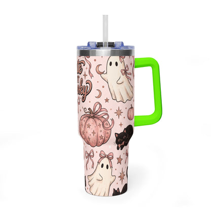 Cute But Spooky Ghosts & Pumpkins 40oz Tumbler