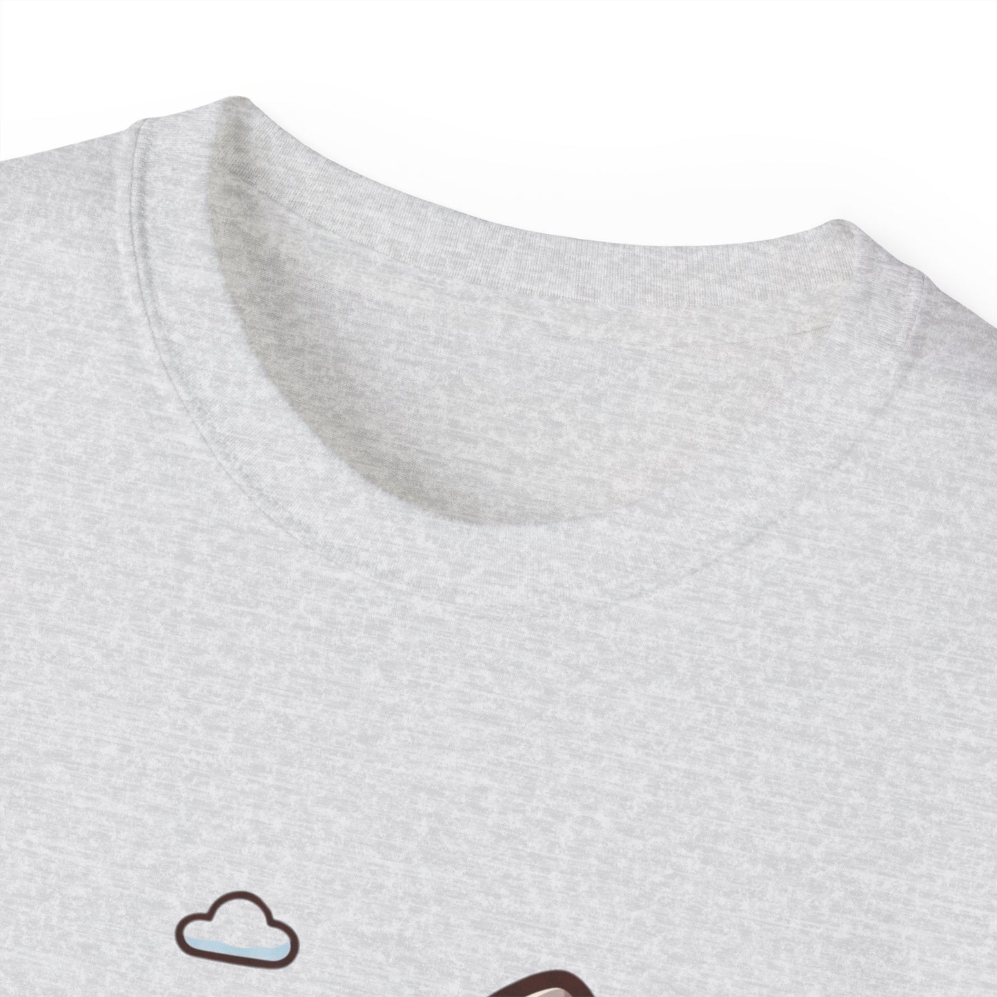 Cute Sleeping Cat Tee – Kawaii Cat Hugging Star Graphic Shirt