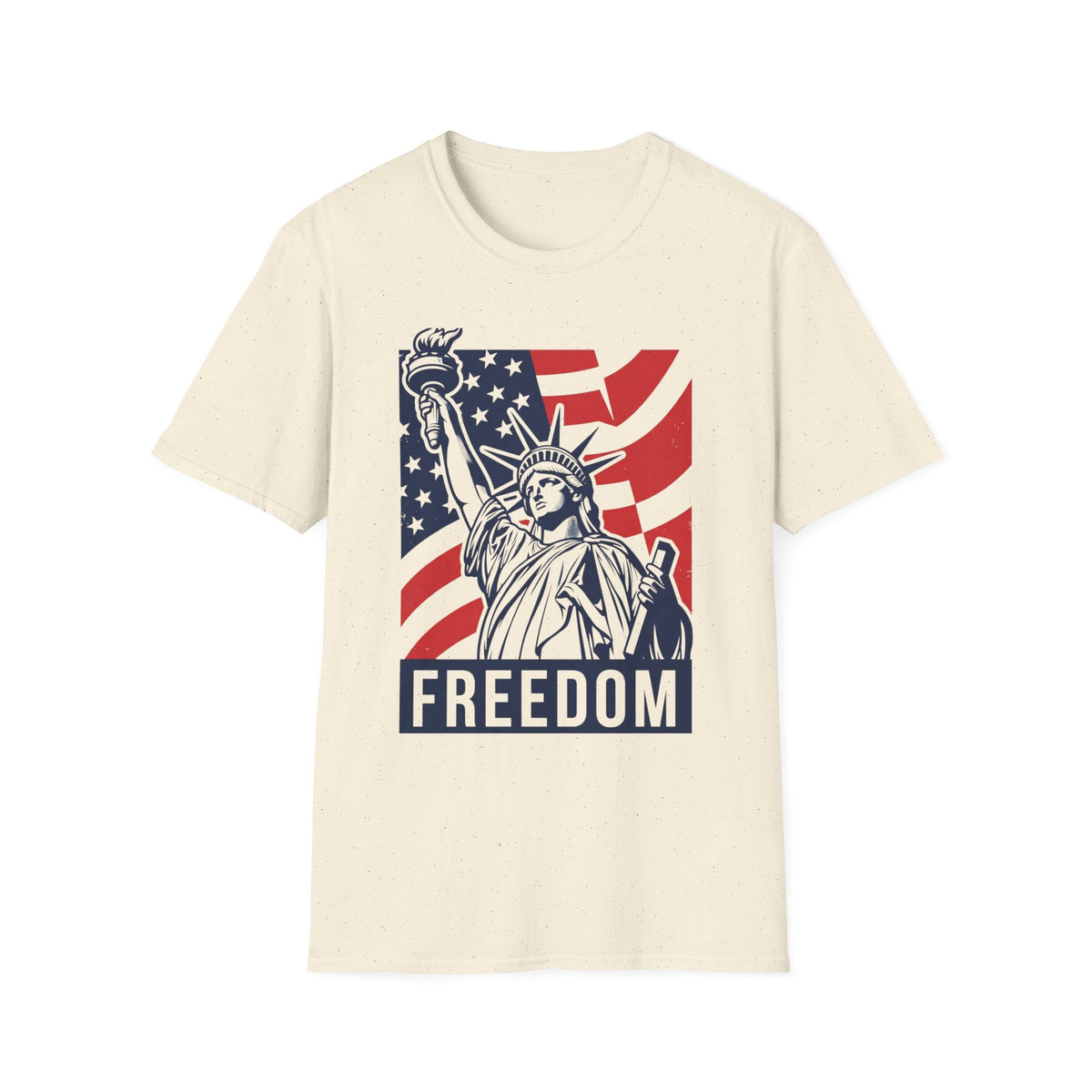 Statue of Liberty 'Freedom' T‑Shirt — American Flag Patriotic Tee